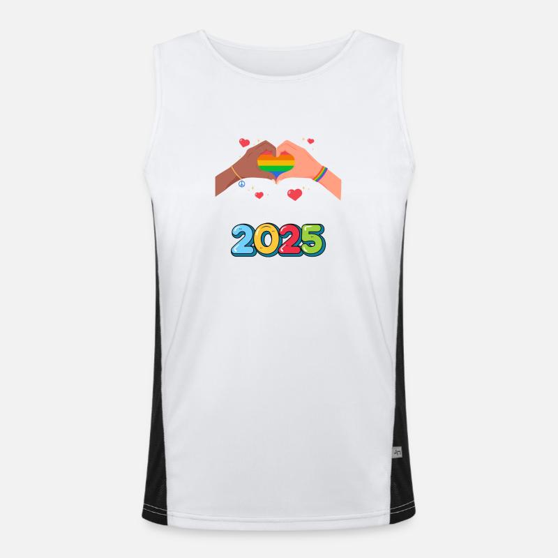 Pride Month Men's Functional Contrast Tank Top 