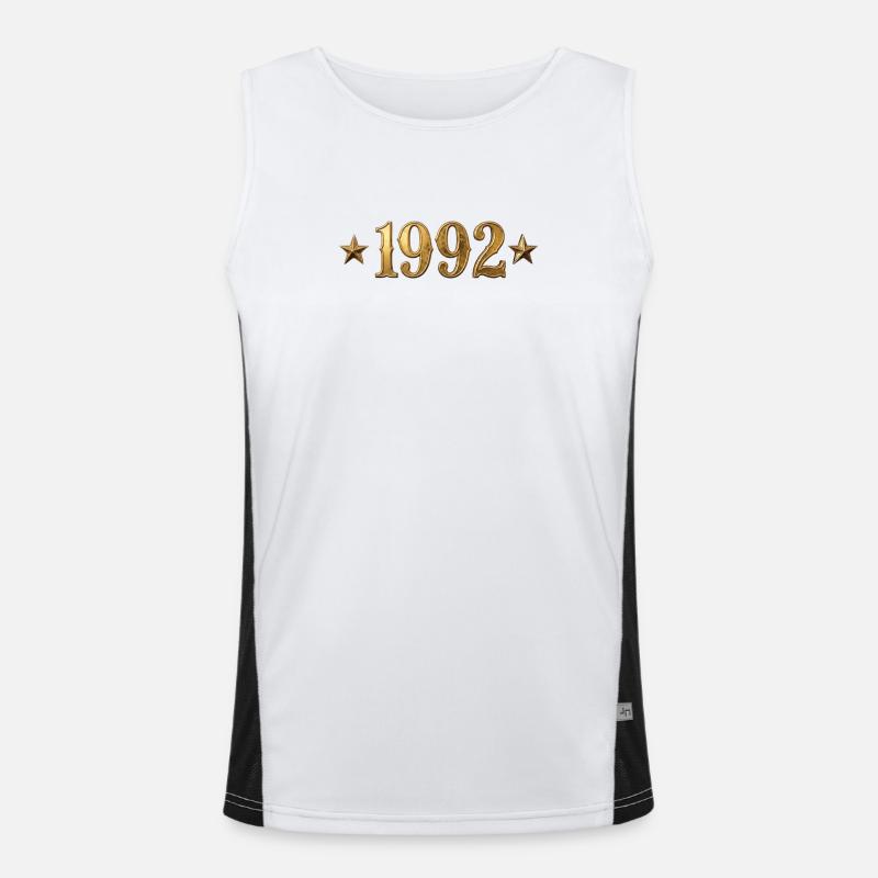 Classic Design Year 1992 Funktionelles Kontrast-Tank Top für Männer