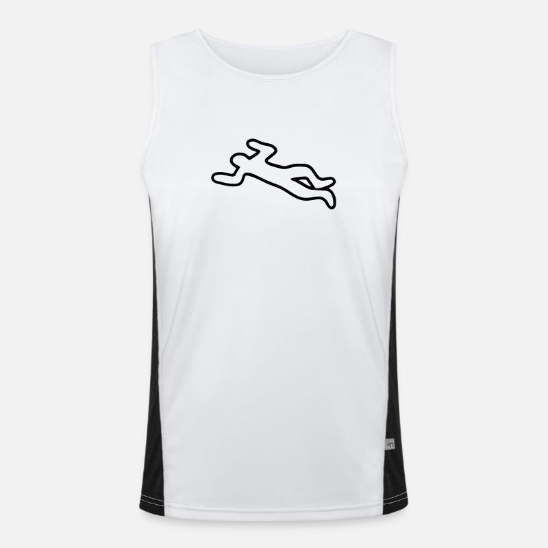 Leiche Funktionelles Kontrast-Tank Top für Männer 