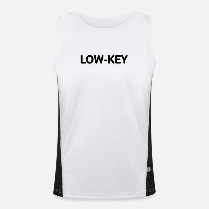 Low-Key – Relaxed Flemish Vibe Men's Functional Contrast Tank Top 