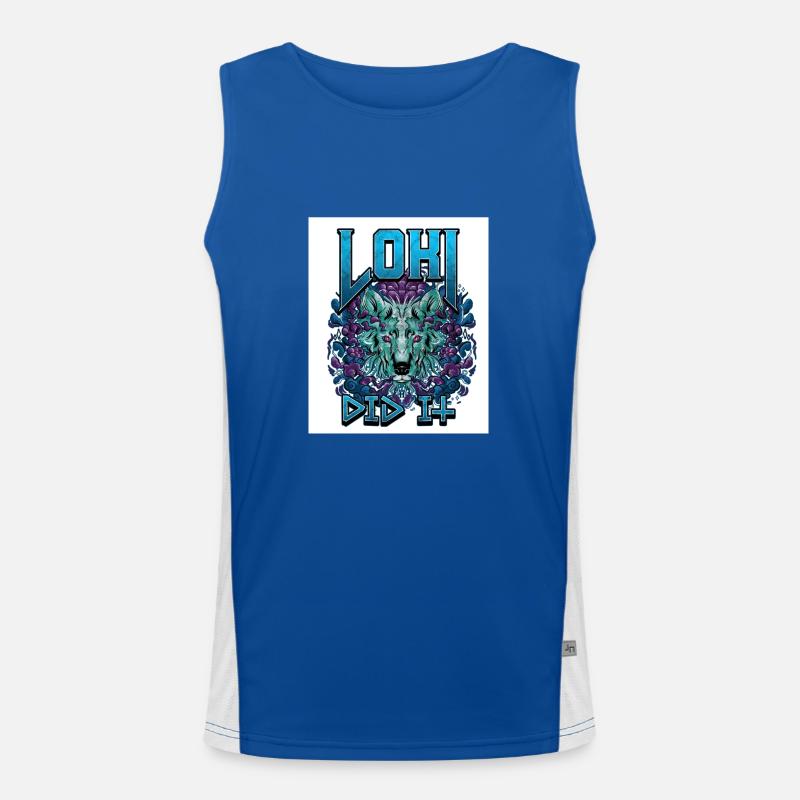 Wolf Men's Functional Contrast Tank Top 