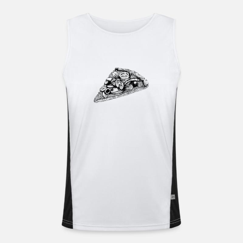 Himmlisches Stückchen Funktionelles Kontrast-Tank Top für Männer 