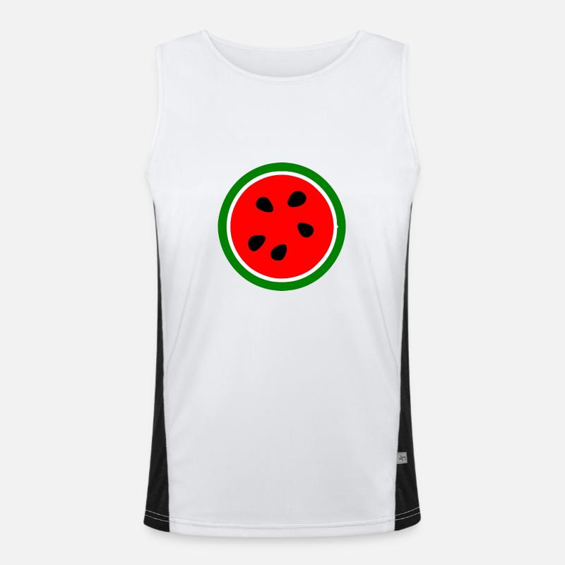 Pastèque Débardeur respirant contrasté Homme 