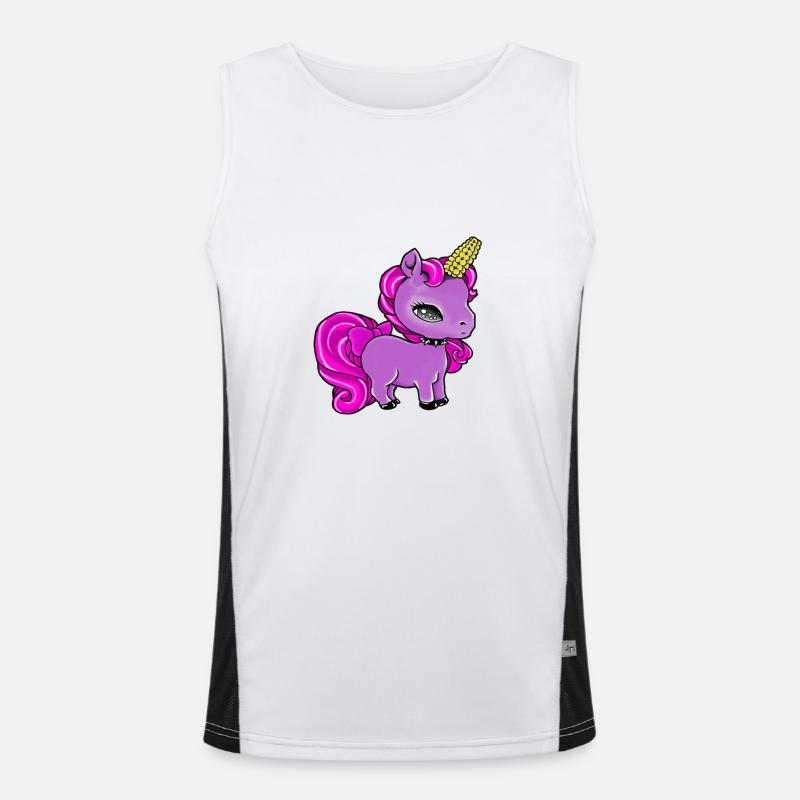 Uni (corn) Men's Functional Contrast Tank Top 