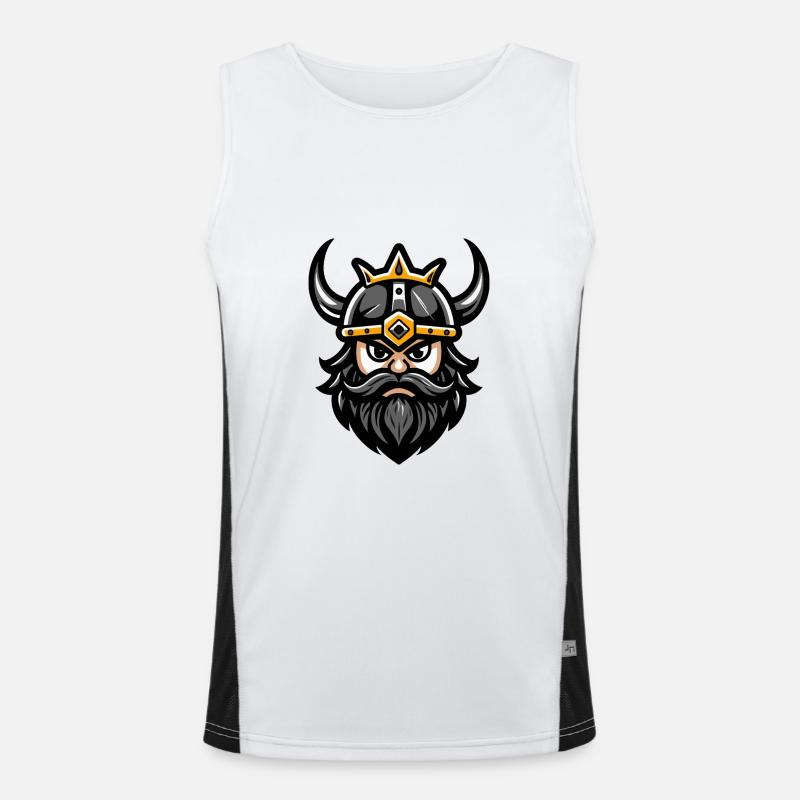 Wikinger Valhalla Funktionelles Kontrast-Tank Top für Männer 