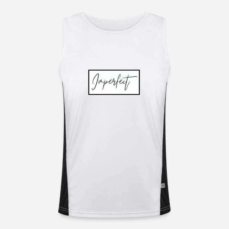 Perfectly Imperfect Men's Functional Contrast Tank Top 
