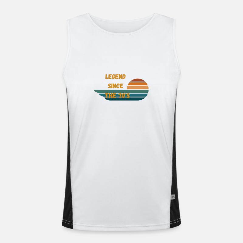 70's Baby Men's Functional Contrast Tank Top 