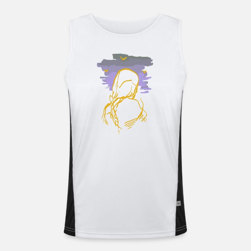 witch Men's Functional Contrast Tank Top 