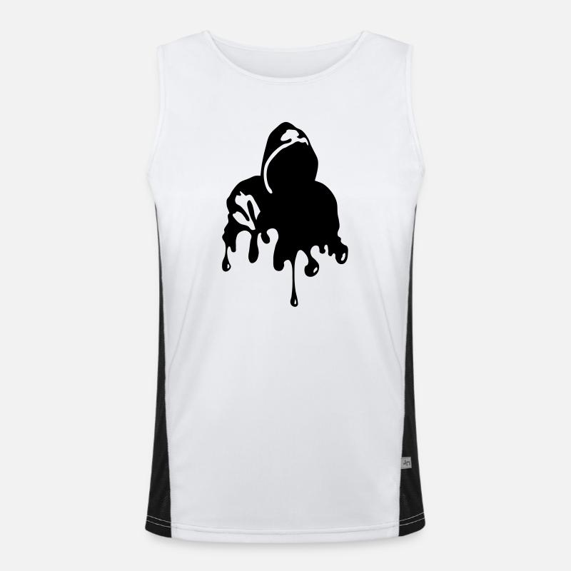 Graffiti Funktionelles Kontrast-Tank Top für Männer 