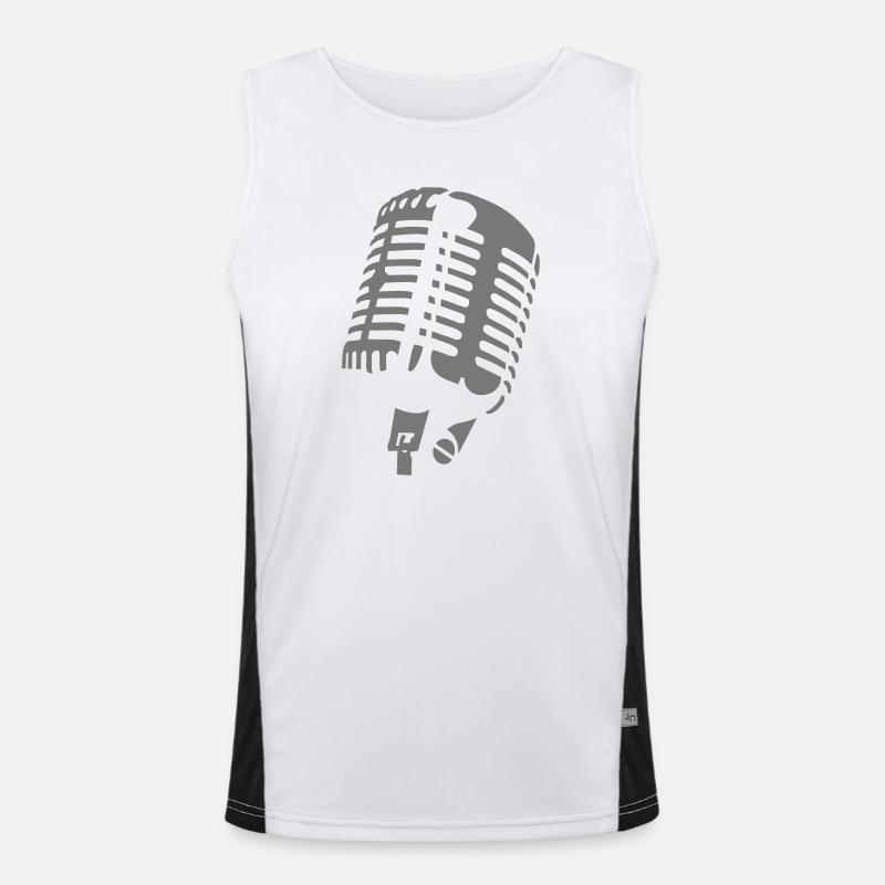 microphone Débardeur respirant contrasté Homme 