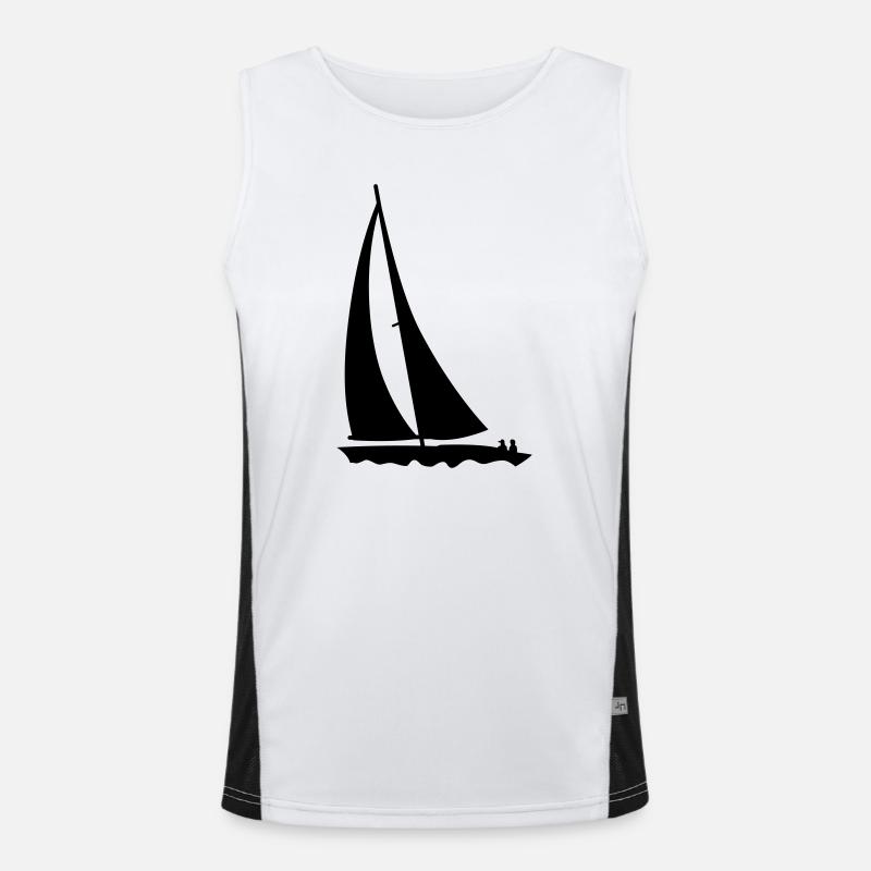 sailing Men's Functional Contrast Tank Top 