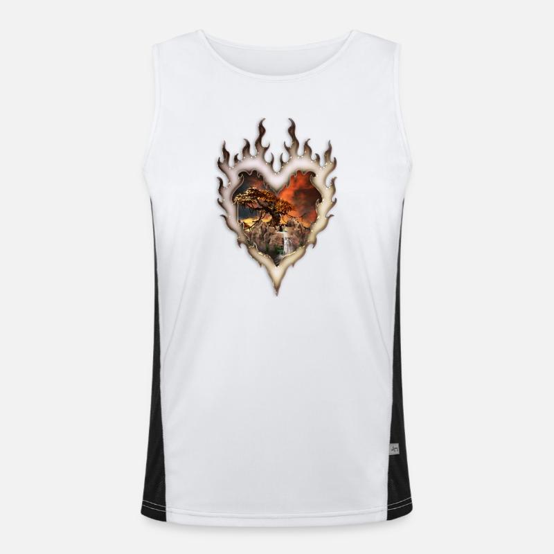 the old tree Men's Functional Contrast Tank Top 