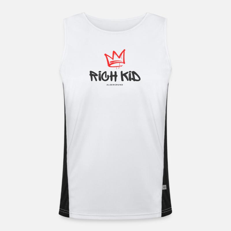 Rich Kid Alsergrund Débardeur respirant contrasté Homme 