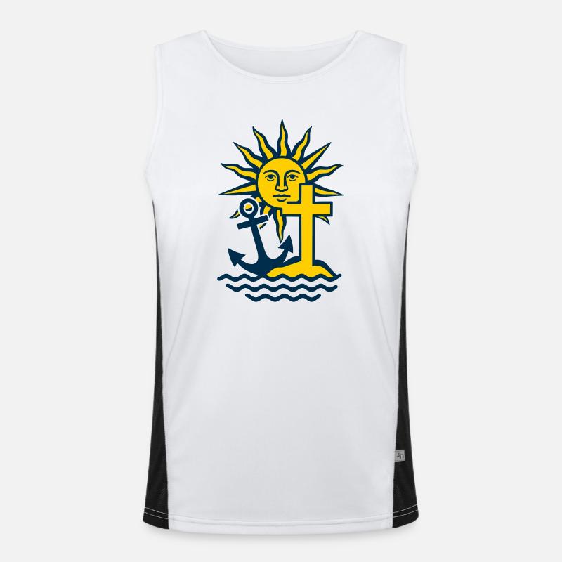 Seafaring / Sailing Men's Functional Contrast Tank Top 