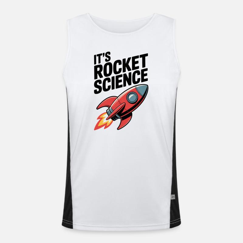 It’s Rocket Science Men's Functional Contrast Tank Top 