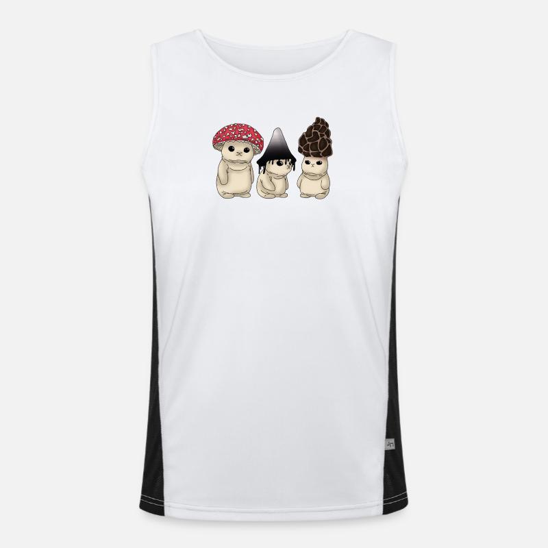 Pilz Funktionelles Kontrast-Tank Top für Männer 