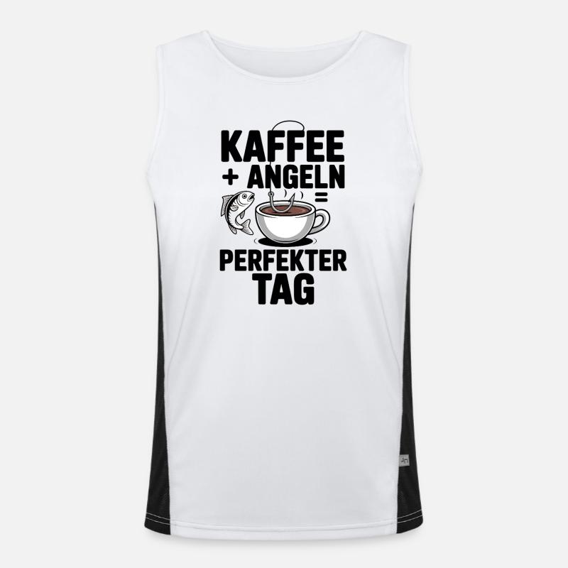 Angler Geschenk Perfekte Geschenkidee Funktionelles Kontrast-Tank Top für Männer 