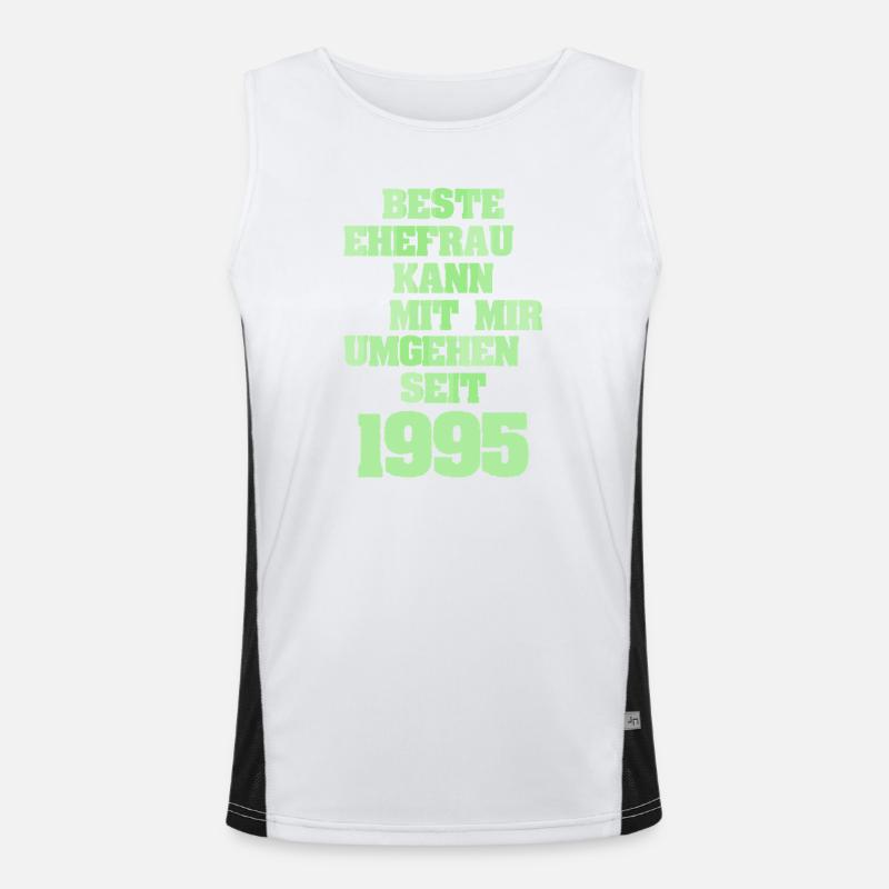Ehe 1995 Funktionelles Kontrast-Tank Top für Männer 