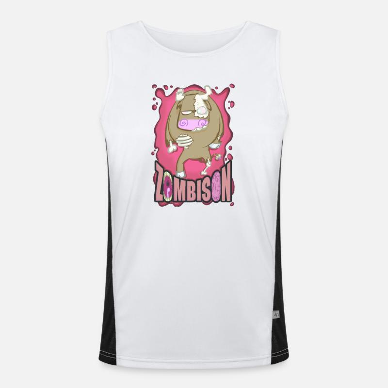 Zombison! Men's Functional Contrast Tank Top 