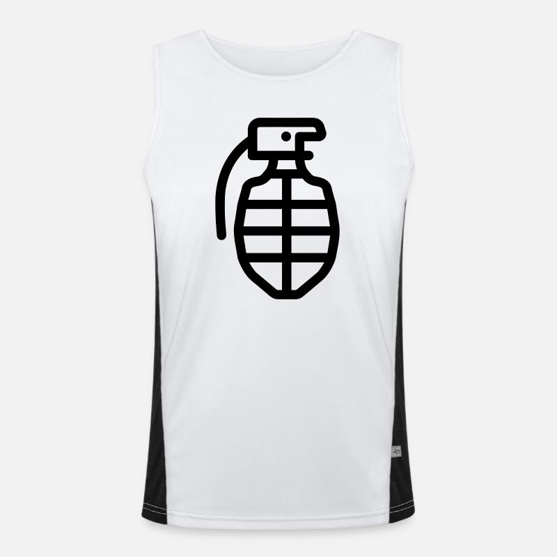 Grenada Funktionelles Kontrast-Tank Top für Männer 