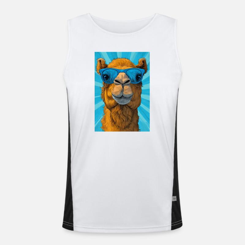 camel Men's Functional Contrast Tank Top 