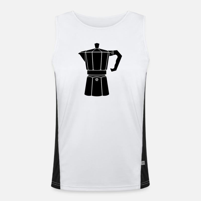 Moka Pot Débardeur respirant contrasté Homme 