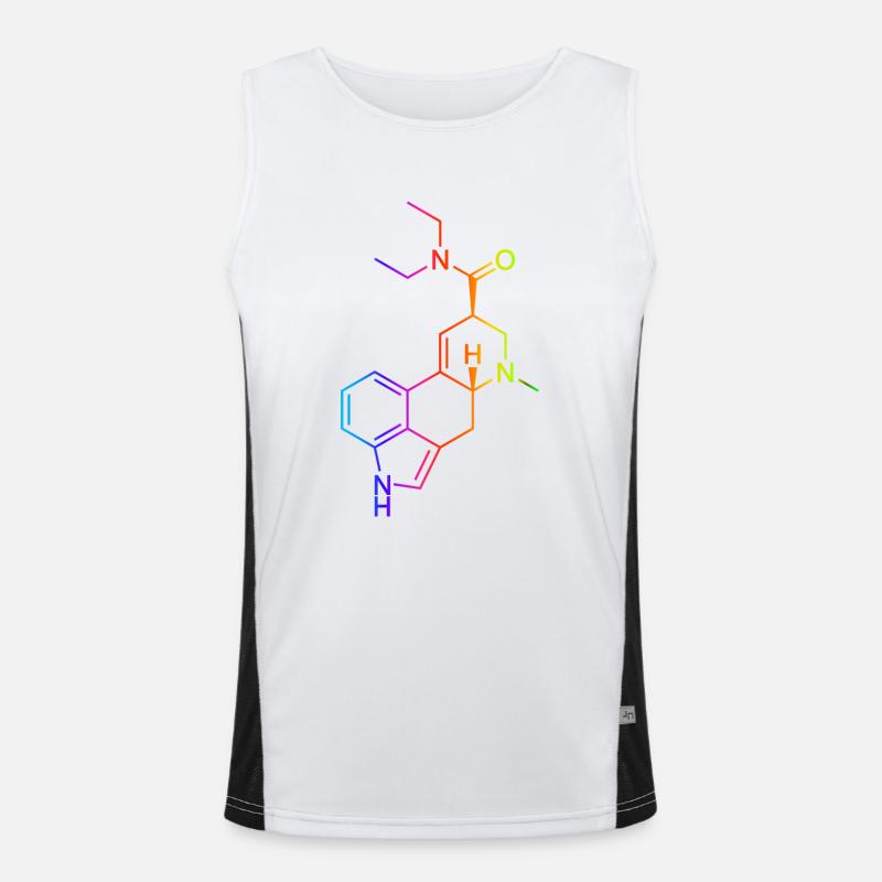 LSD Molécule Coloré Débardeur respirant contrasté Homme 