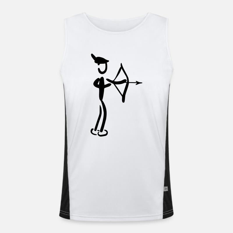 Robin à capuche Débardeur respirant contrasté Homme 