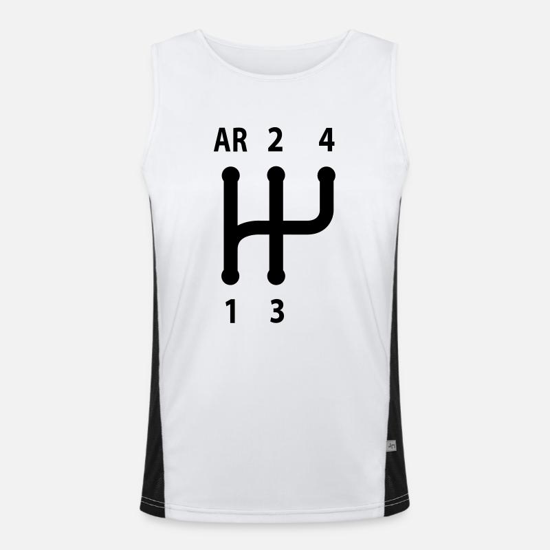 grid 4 Men's Functional Contrast Tank Top 