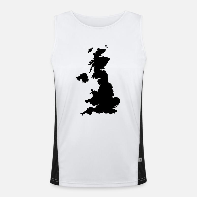United Kingdom Débardeur respirant contrasté Homme 