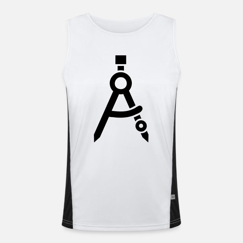 Compass Men's Functional Contrast Tank Top 
