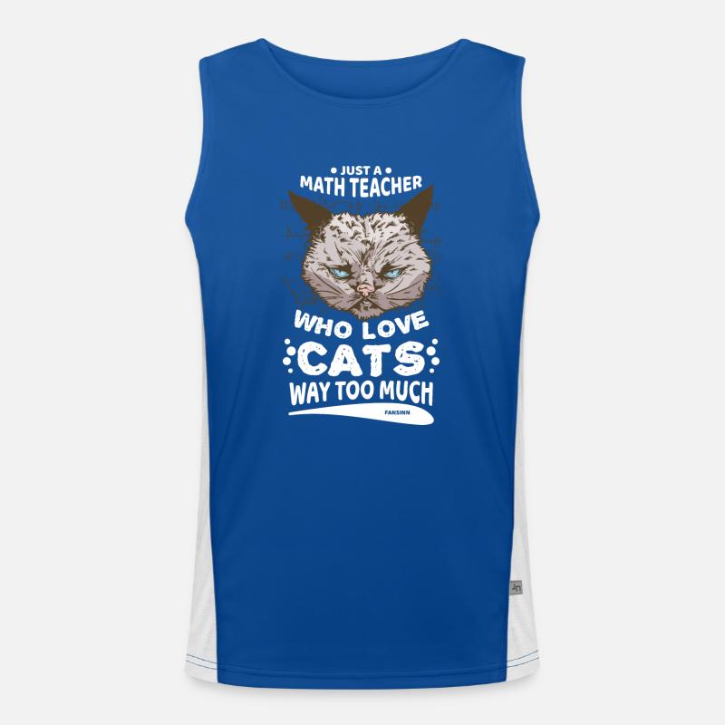 Mathematik Funktionelles Kontrast-Tank Top für Männer 
