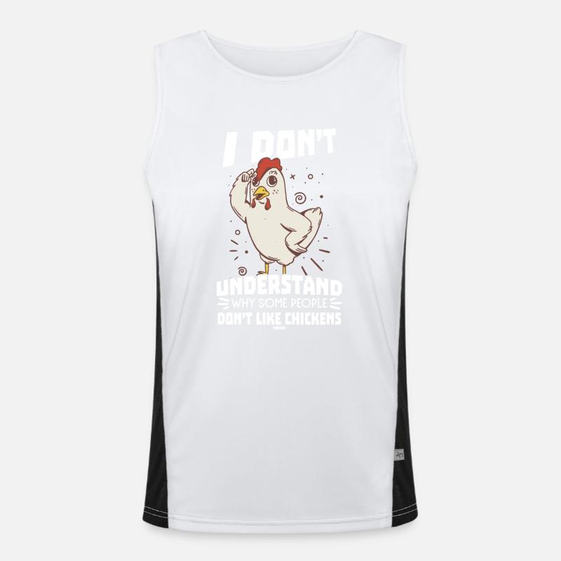 Poulet Débardeur respirant contrasté Homme 