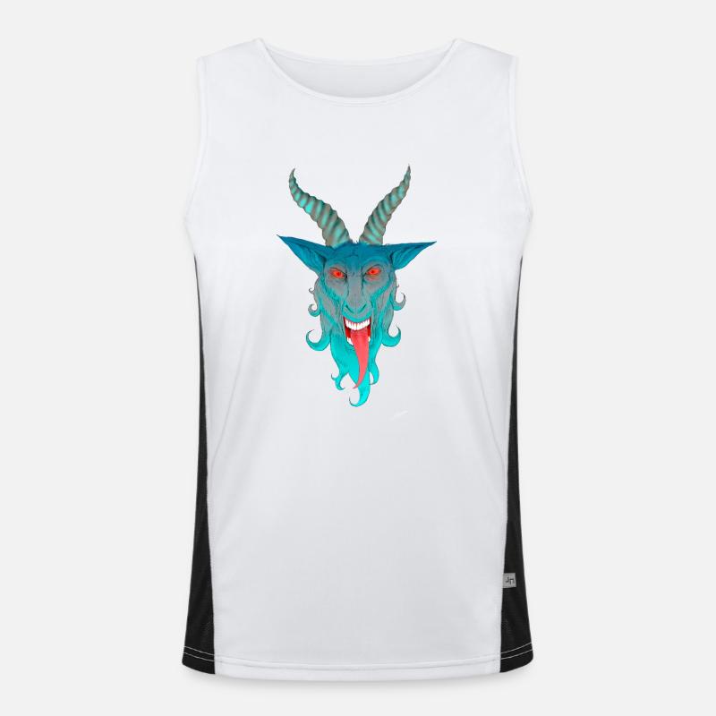 DÄMON Funktionelles Kontrast-Tank Top für Männer 