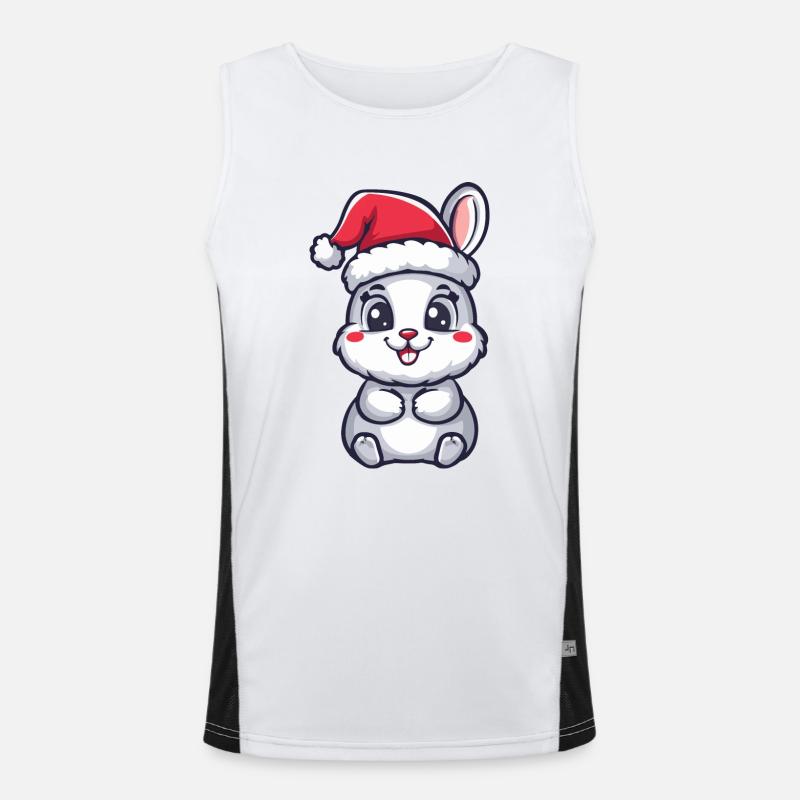 Lapin de Noël Débardeur respirant contrasté Homme 