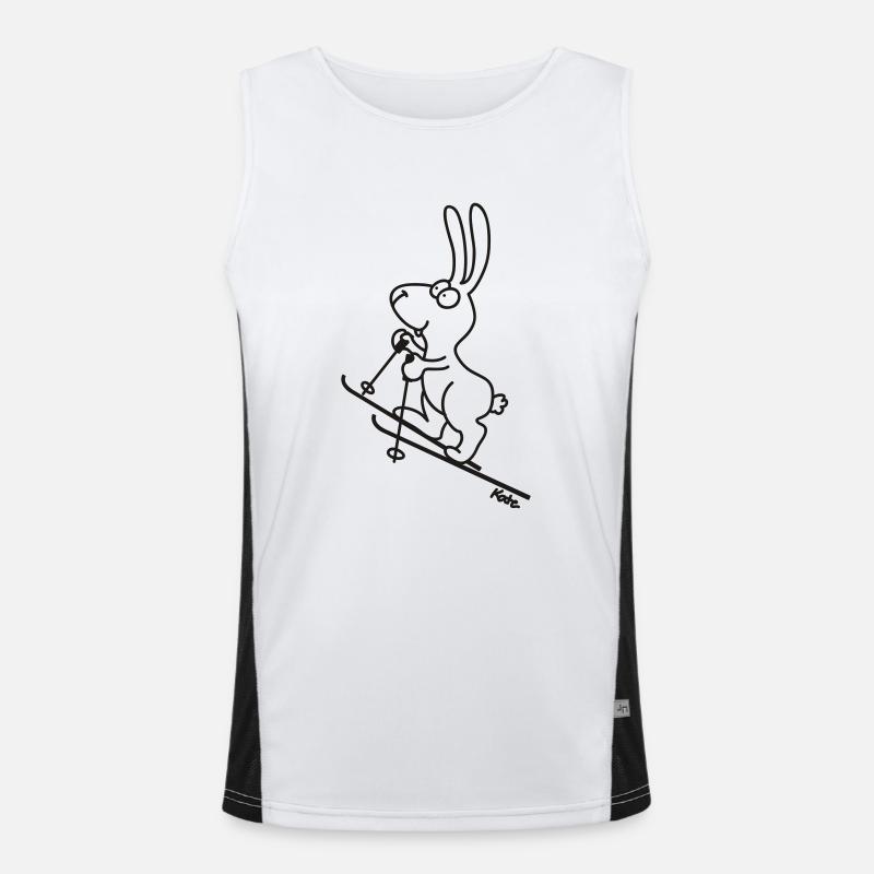 Ski tour Hare Men's Functional Contrast Tank Top 