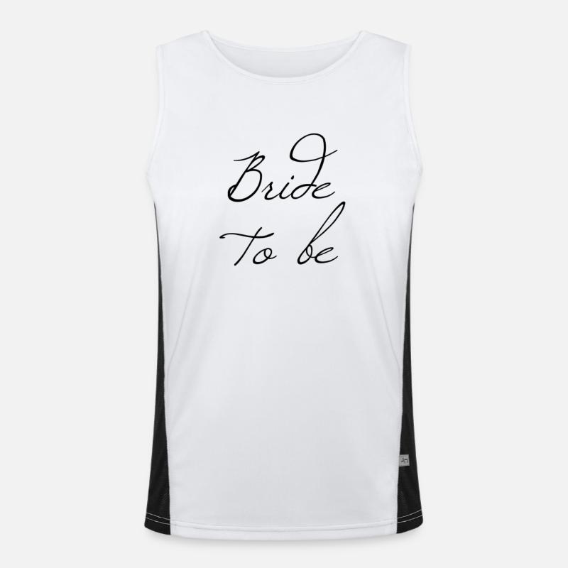 Braut - Geschenkidee Funktionelles Kontrast-Tank Top für Männer 