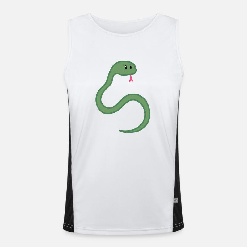 BABY SNAKE Funktionelles Kontrast-Tank Top für Männer 