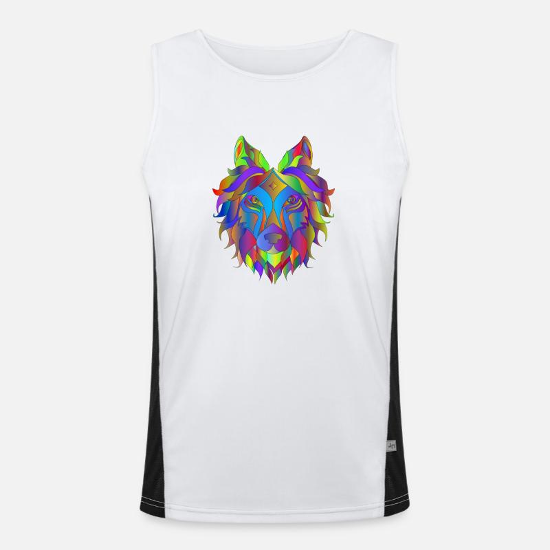Wolf Men's Functional Contrast Tank Top 