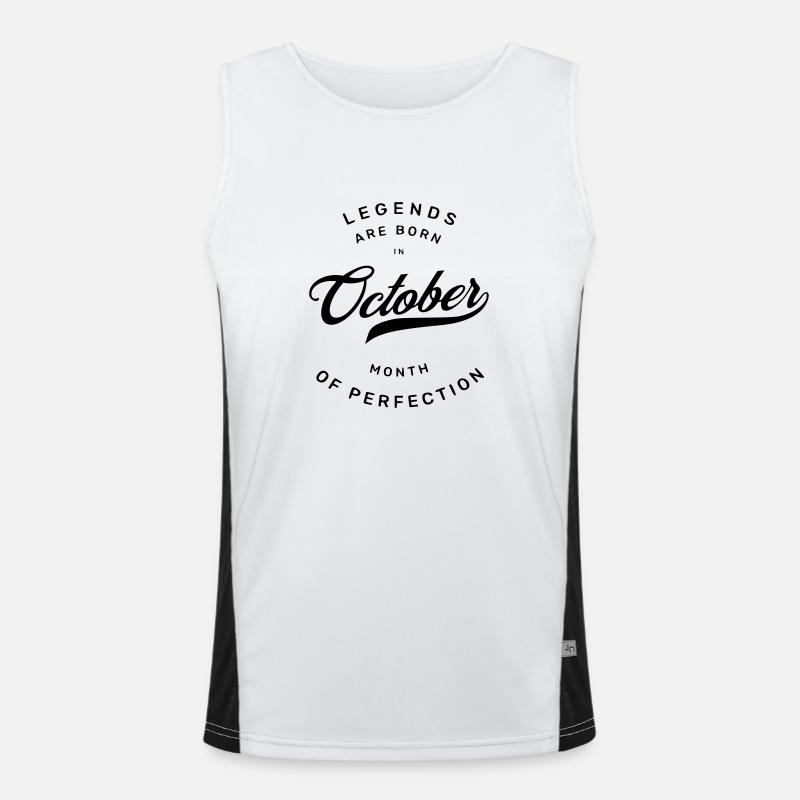 OCTOBER ANNIVERSARY Men's Functional Contrast Tank Top 