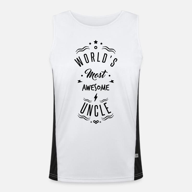 AWESOME UNCLE Funktionelles Kontrast-Tank Top für Männer 