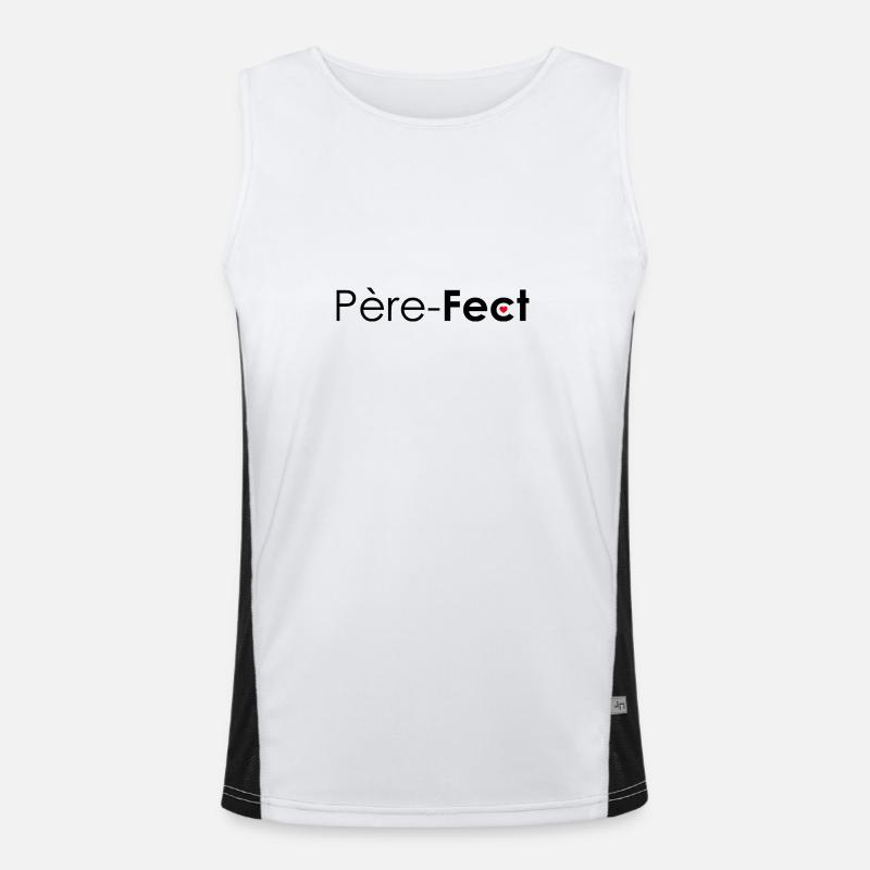 Père fect ! PERE FECT PERFECT Débardeur respirant contrasté Homme 