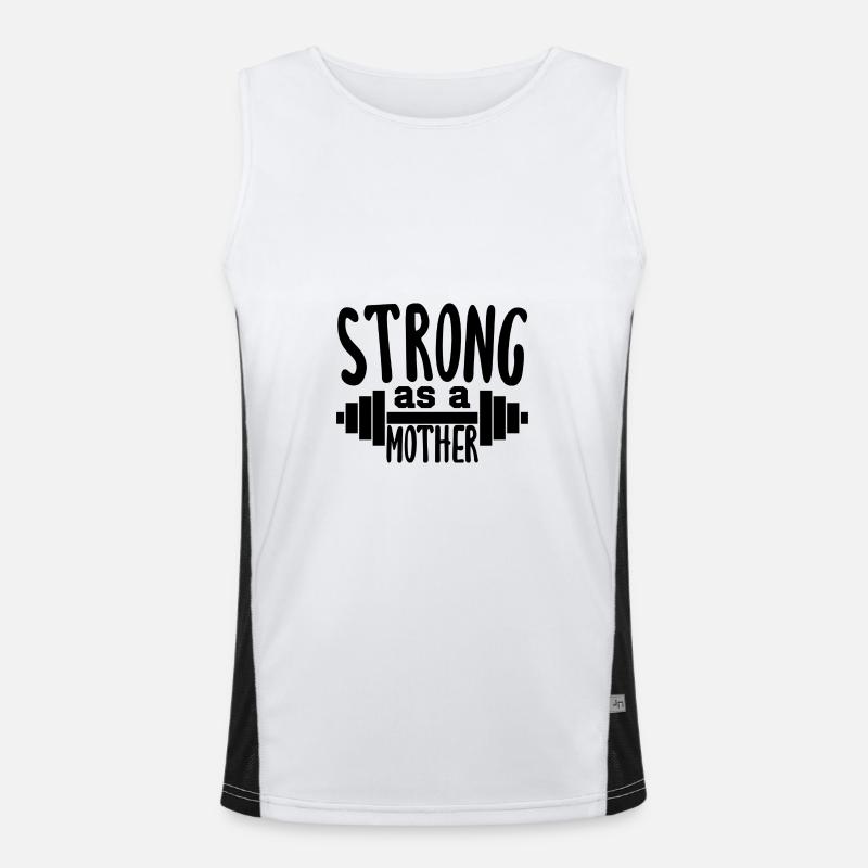 Forte comme une mère Débardeur respirant contrasté Homme 