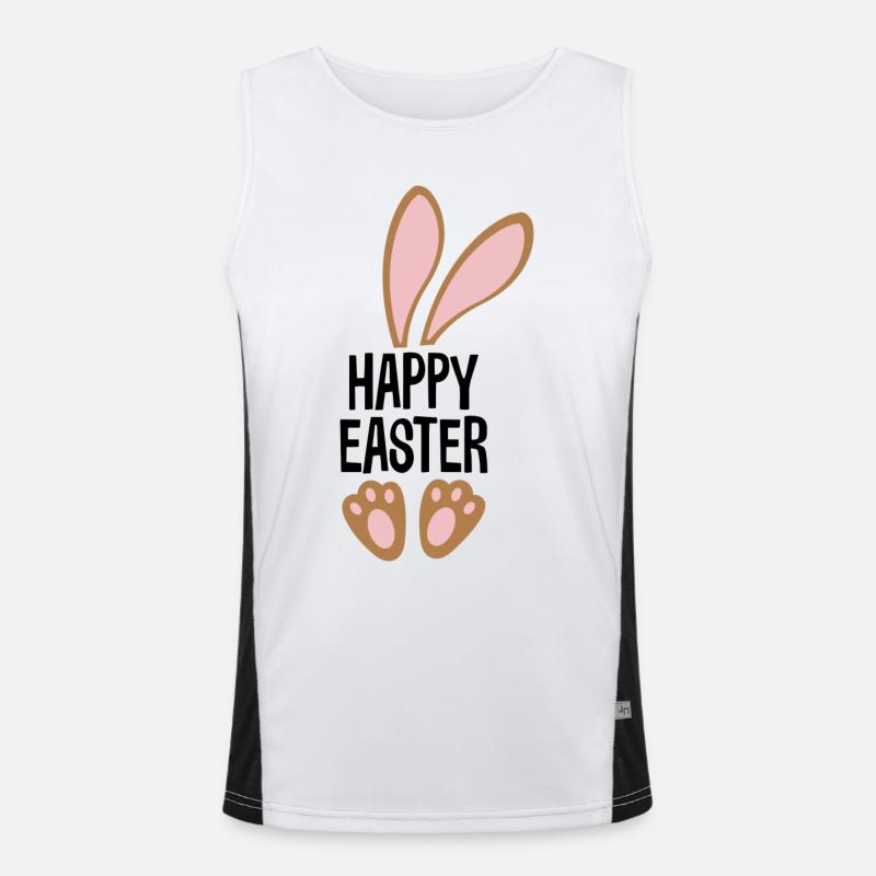 Ostern Funktionelles Kontrast-Tank Top für Männer 