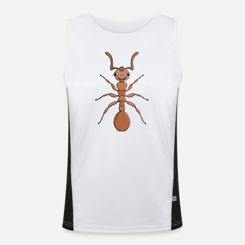 Hug an ant Men's Functional Contrast Tank Top 