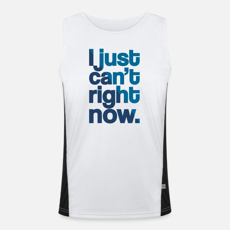 Geht einfach nicht Funktionelles Kontrast-Tank Top für Männer 