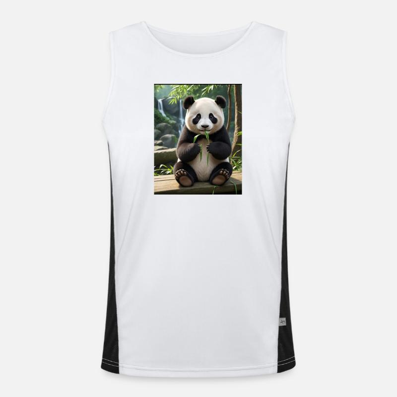 Conception Panda Débardeur respirant contrasté Homme 