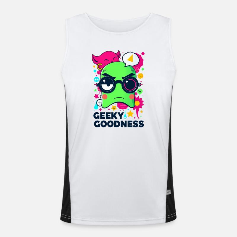 Geeky Goodness Débardeur respirant contrasté Homme 