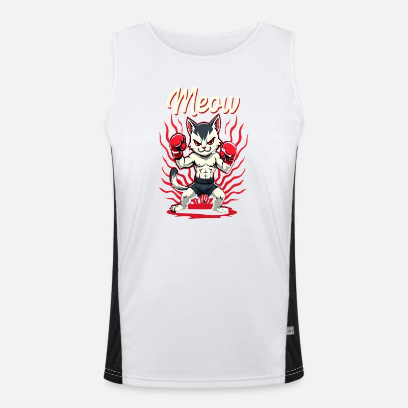 Funny Muay Thai Boxing Muay Thai Men's Functional Contrast Tank Top 