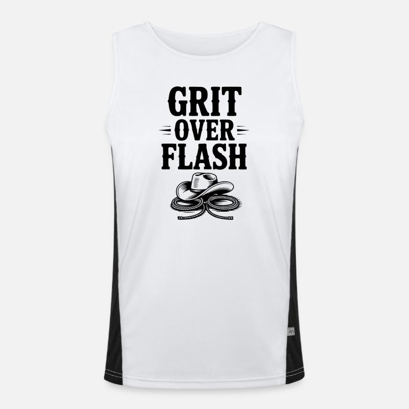 Grit Over Flash Débardeur respirant contrasté Homme 